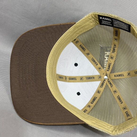 Kamel Bass Fishing Snapback Hat Cap Animal Trucker Western Farm Leather Mens - Picture 13 of 14